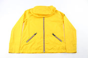 Women's Tommy Girl Jeans Embroidered Yellow Zip Up Jacket - ThriftedThreads.com