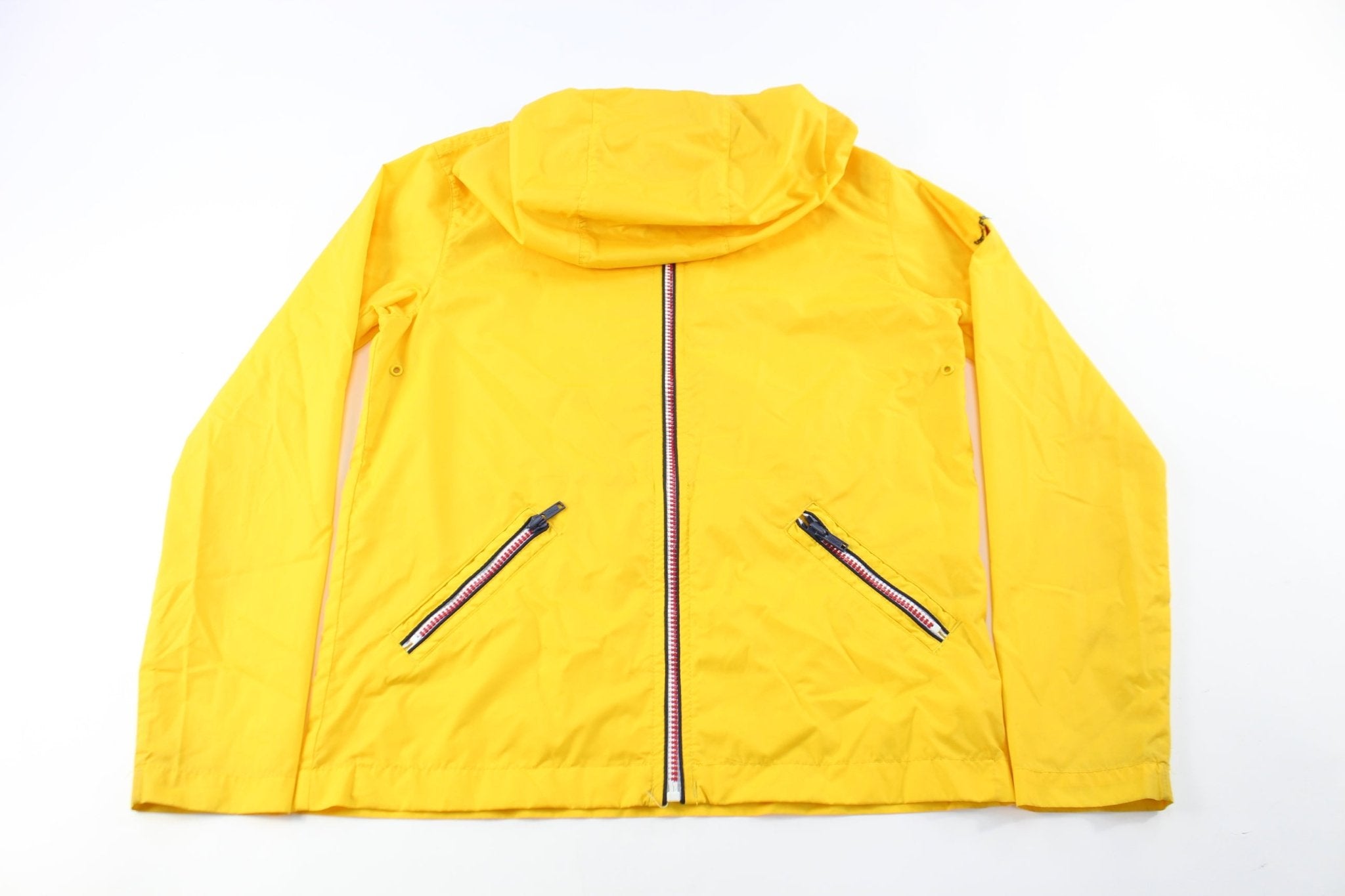Women's Tommy Girl Jeans Embroidered Yellow Zip Up Jacket - ThriftedThreads.com