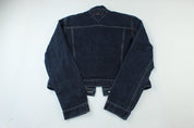 Women's Tommy Hilfiger Dark Wash Denim Jacket - ThriftedThreads.com