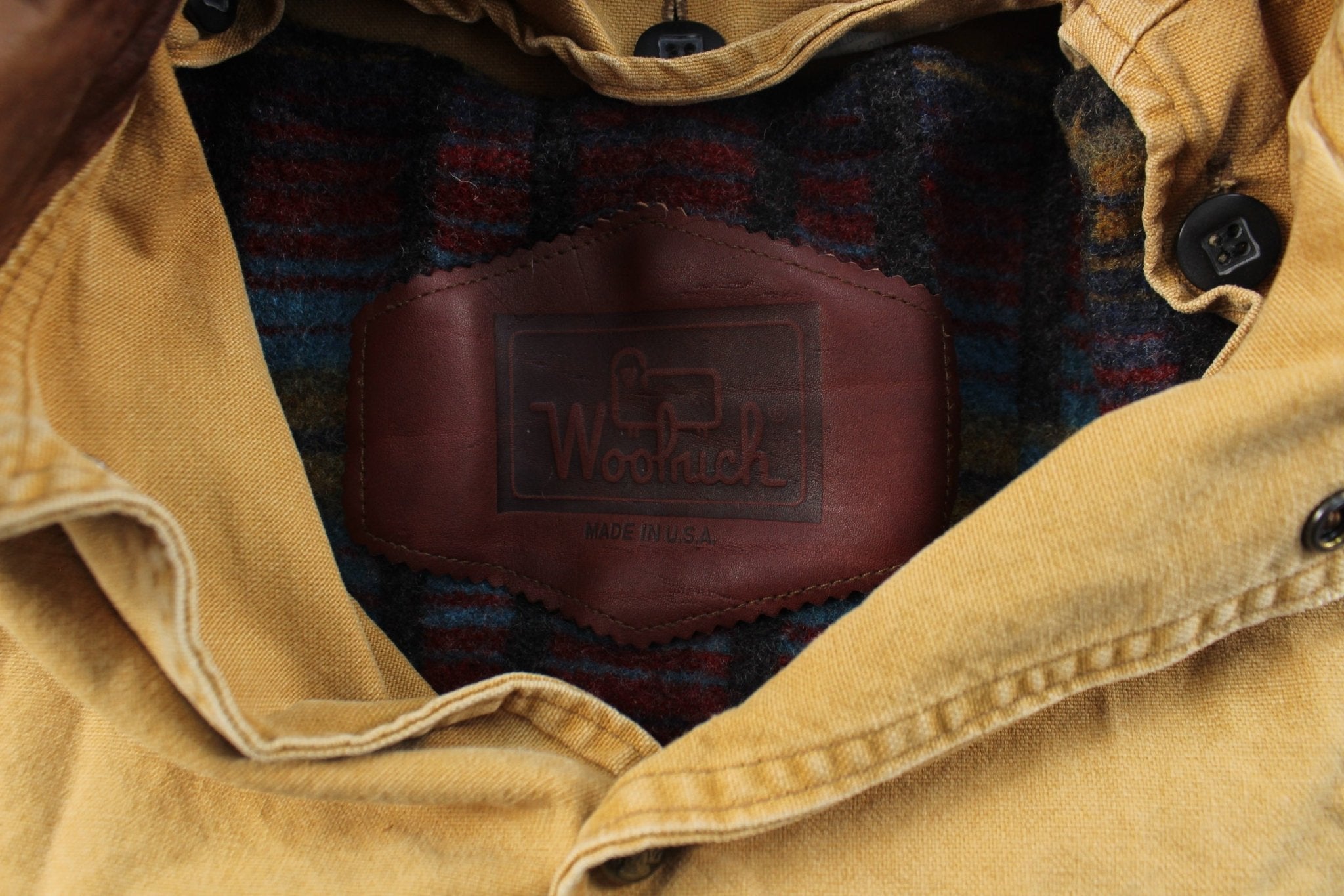 Woolrich Tan Chore Jacket - ThriftedThreads.com