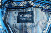 Wrangler Checotah Pearl Snap Button Down - ThriftedThreads.com