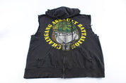 WWE John Cena Regret Nothing Fear Less Zip Up Hoodie Vest - ThriftedThreads.com