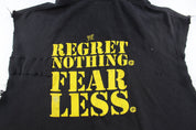 WWE John Cena Regret Nothing Fear Less Zip Up Hoodie Vest - ThriftedThreads.com