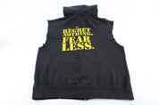WWE John Cena Regret Nothing Fear Less Zip Up Hoodie Vest - ThriftedThreads.com