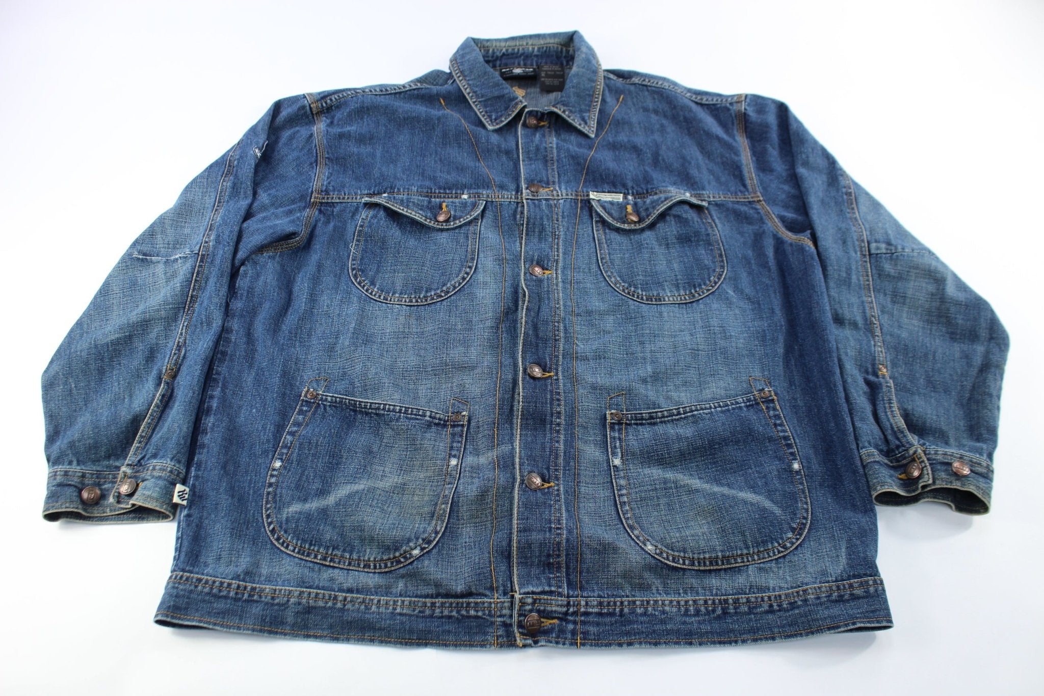 Y2K Rocawear Denim Chore Jacket - ThriftedThreads.com