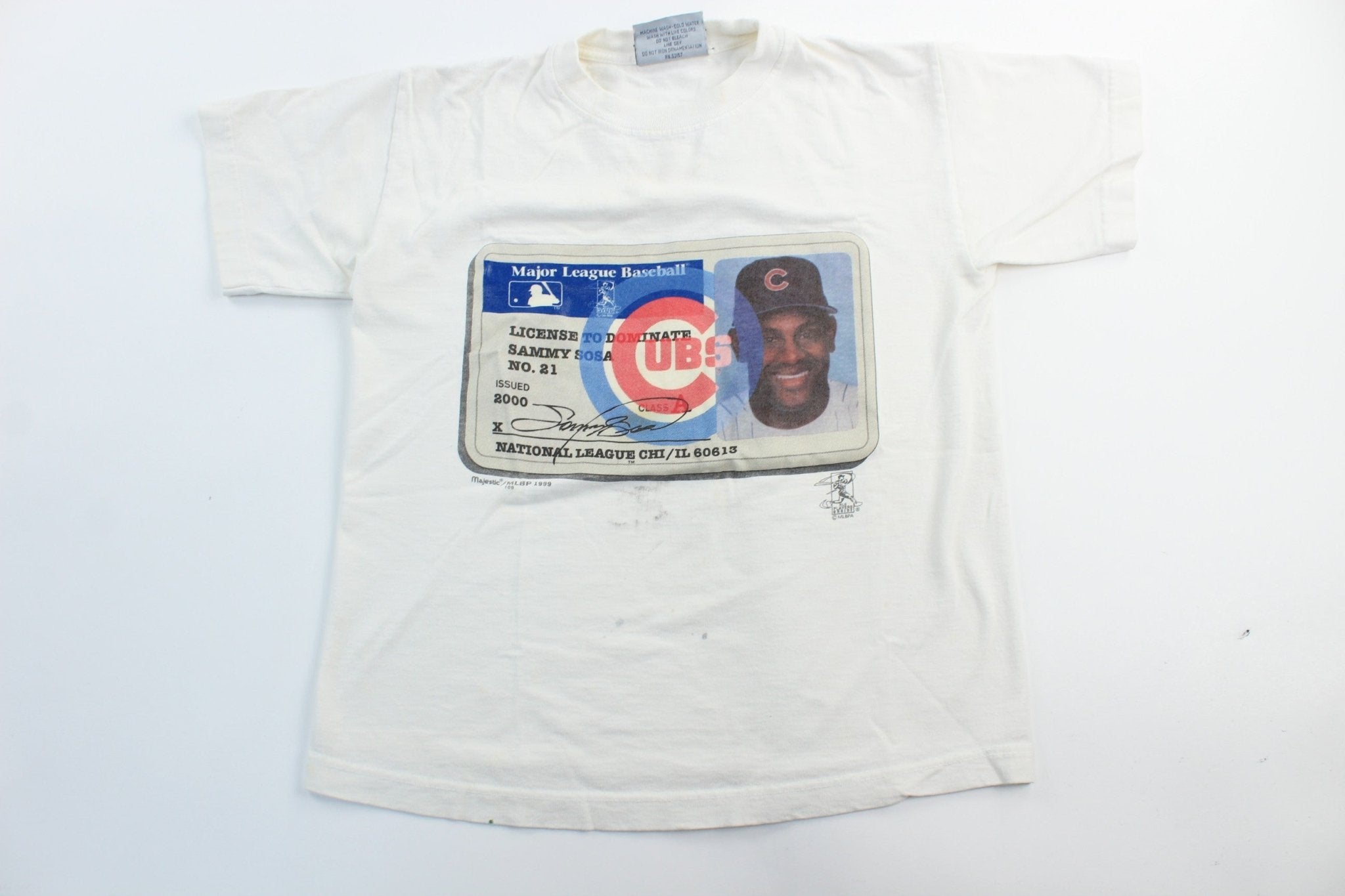 MAJESTIC  SAMMY SOSA Chicago Cubs 1999 Throwback Away Baseball Jersey