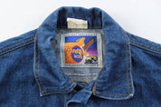 Youth Hard Rock Hotel Embroidered Las Vegas Denim Jacket - ThriftedThreads.com