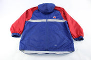 Youth Nike Embroidered Logo Blue & Red Zip Up Jacket - Jackets - Thrifted Threads