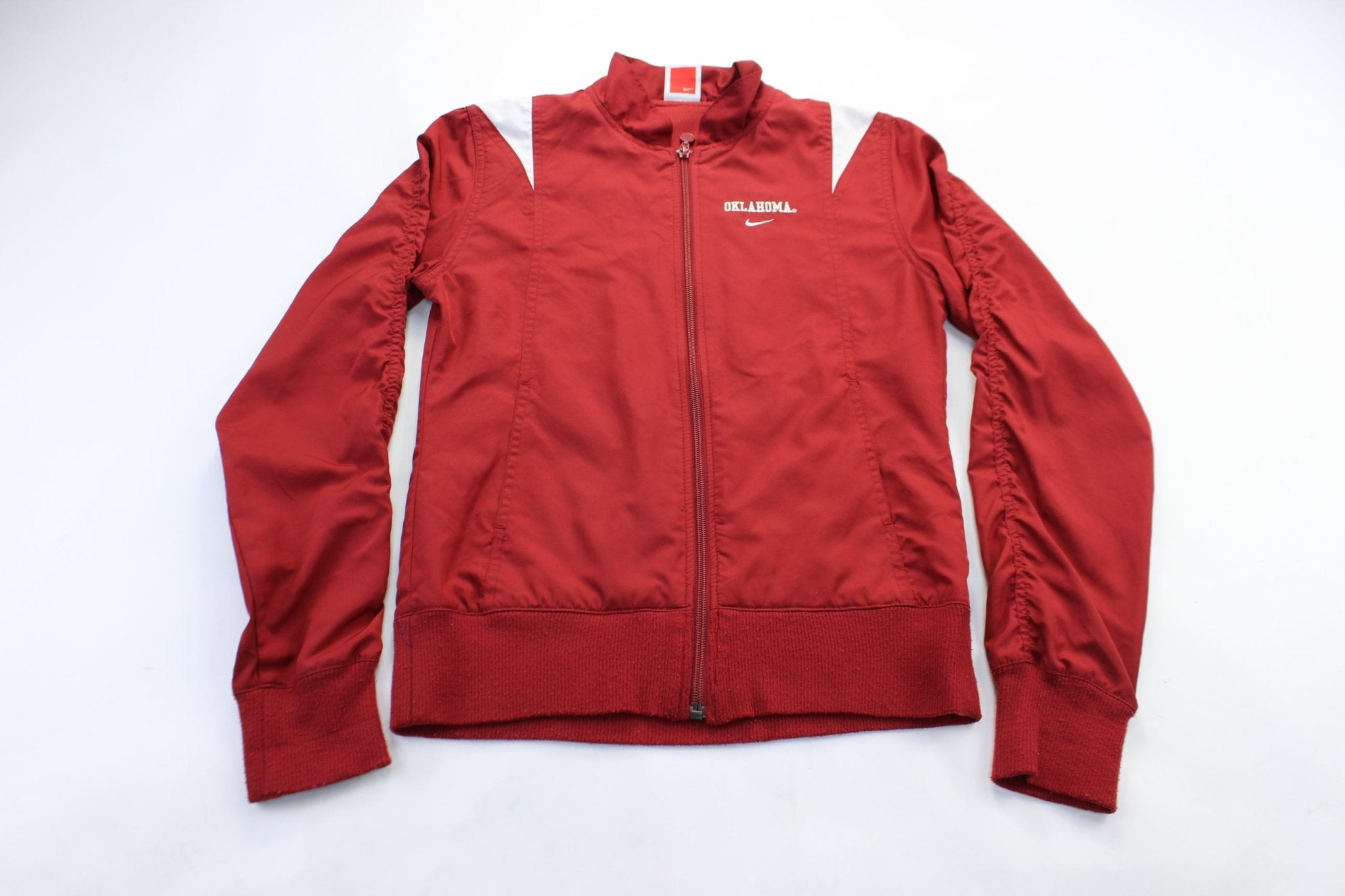Youth Nike Embroidered Logo Oklahoma University Jacket - ThriftedThreads.com