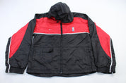 Youth Nike Embroidered NBA Logo Black & Red Jacket - ThriftedThreads.com