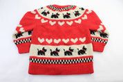 Youth One of a Kind by Shirley Duffy Knitted Cardigan Sweater - ThriftedThreads.com